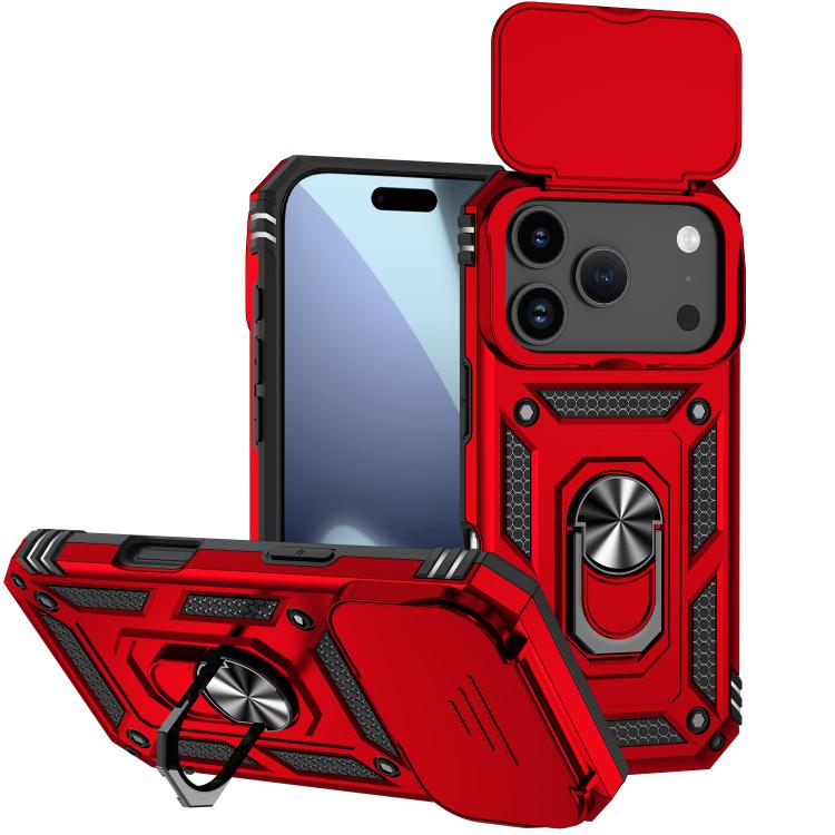 Sliding Camshield Holder Phone Case, For iPhone 18, For iPhone 18 Pro, For iPhone 18 Pro Max, For iPhone 17e / 16e, For iPhone 17 Pro Max, For iPhone 17 Pro, For iPhone 17, For iPhone Air