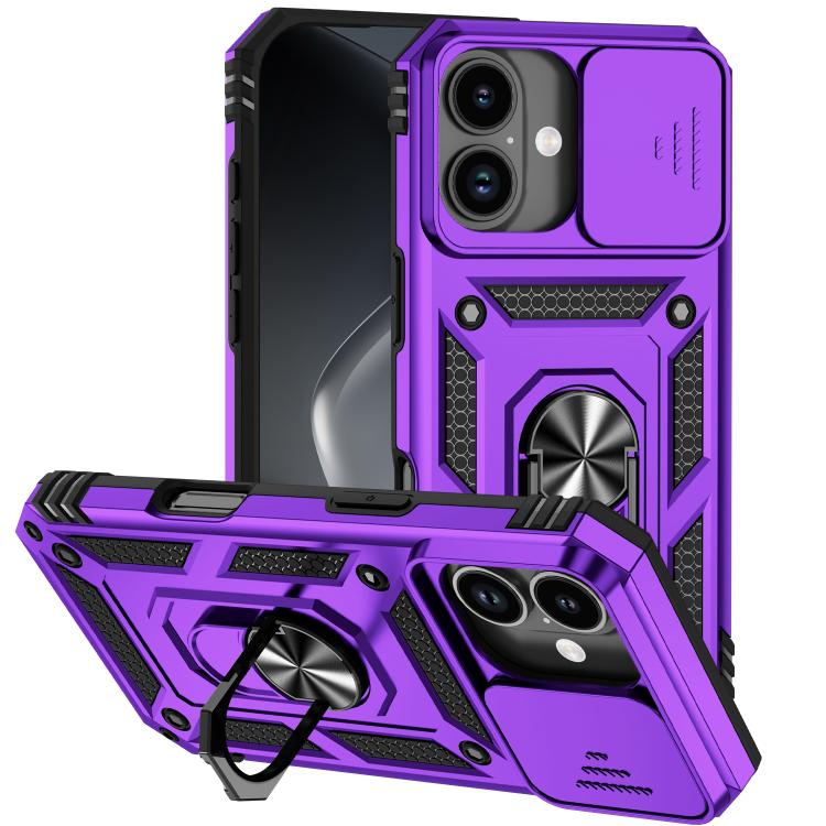 Sliding Camshield Holder Phone Case, For iPhone 18, For iPhone 18 Pro, For iPhone 18 Pro Max, For iPhone 17e / 16e, For iPhone 17 Pro Max, For iPhone 17 Pro, For iPhone 17, For iPhone Air