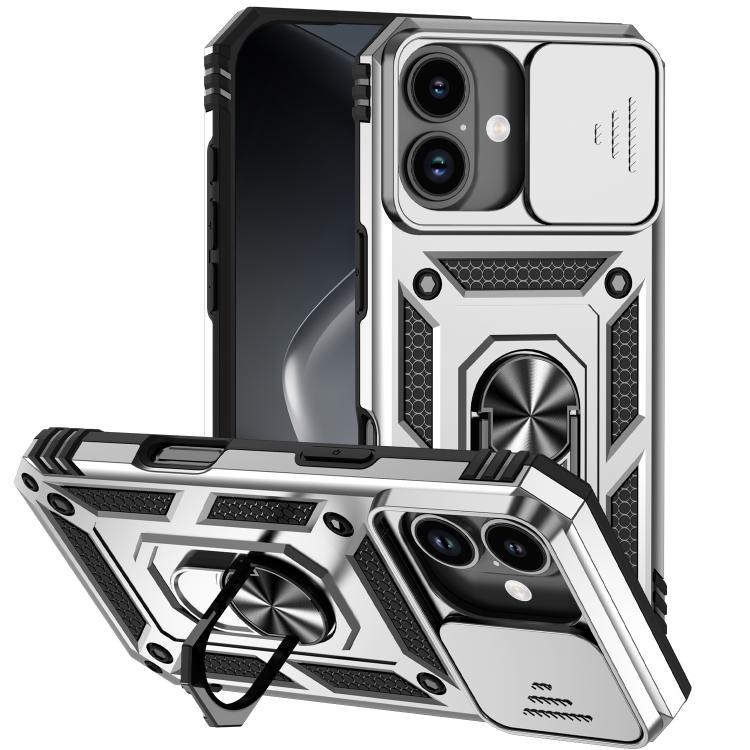 Sliding Camshield Holder Phone Case, For iPhone 18, For iPhone 18 Pro, For iPhone 18 Pro Max, For iPhone 17e / 16e, For iPhone 17 Pro Max, For iPhone 17 Pro, For iPhone 17, For iPhone Air