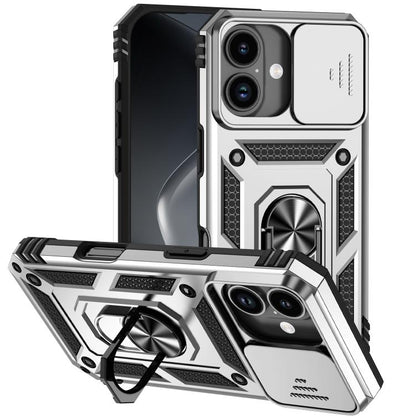 Sliding Camshield Holder Phone Case, For iPhone 18, For iPhone 18 Pro, For iPhone 18 Pro Max, For iPhone 17e / 16e, For iPhone 17 Pro Max, For iPhone 17 Pro, For iPhone 17, For iPhone Air