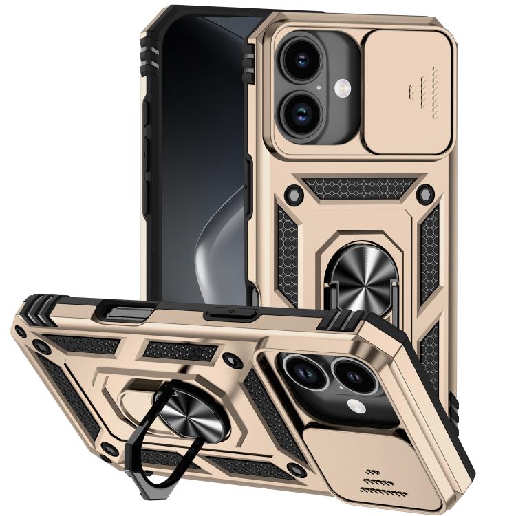 Sliding Camshield Holder Phone Case, For iPhone 18, For iPhone 18 Pro, For iPhone 18 Pro Max, For iPhone 17e / 16e, For iPhone 17 Pro Max, For iPhone 17 Pro, For iPhone 17, For iPhone Air