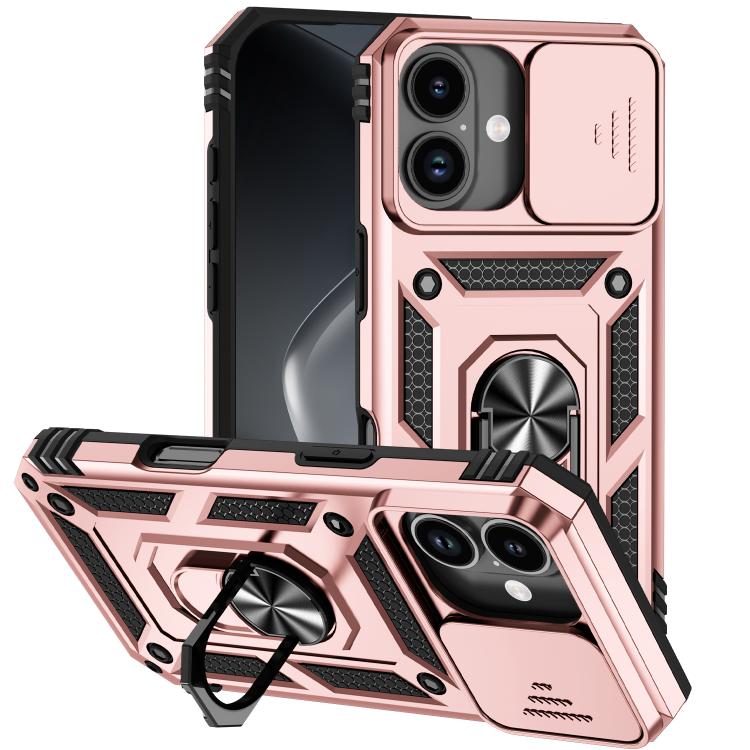 Sliding Camshield Holder Phone Case, For iPhone 18, For iPhone 18 Pro, For iPhone 18 Pro Max, For iPhone 17e / 16e, For iPhone 17 Pro Max, For iPhone 17 Pro, For iPhone 17, For iPhone Air
