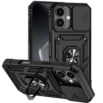 Sliding Camshield Holder Phone Case, For iPhone 18, For iPhone 18 Pro, For iPhone 18 Pro Max, For iPhone 17e / 16e, For iPhone 17 Pro Max, For iPhone 17 Pro, For iPhone 17, For iPhone Air
