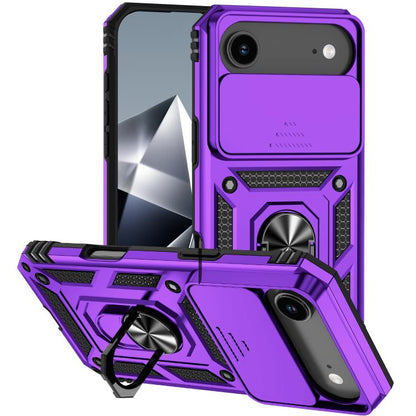 Sliding Camshield Holder Phone Case, For iPhone 18, For iPhone 18 Pro, For iPhone 18 Pro Max, For iPhone 17e / 16e, For iPhone 17 Pro Max, For iPhone 17 Pro, For iPhone 17, For iPhone Air