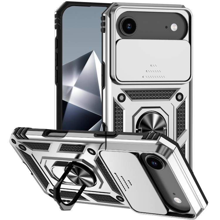 Sliding Camshield Holder Phone Case, For iPhone 18, For iPhone 18 Pro, For iPhone 18 Pro Max, For iPhone 17e / 16e, For iPhone 17 Pro Max, For iPhone 17 Pro, For iPhone 17, For iPhone Air