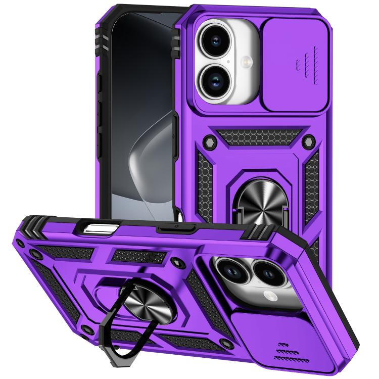 Sliding Camshield Holder Phone Case, For iPhone 18, For iPhone 18 Pro, For iPhone 18 Pro Max, For iPhone 17e / 16e, For iPhone 17 Pro Max, For iPhone 17 Pro, For iPhone 17, For iPhone Air
