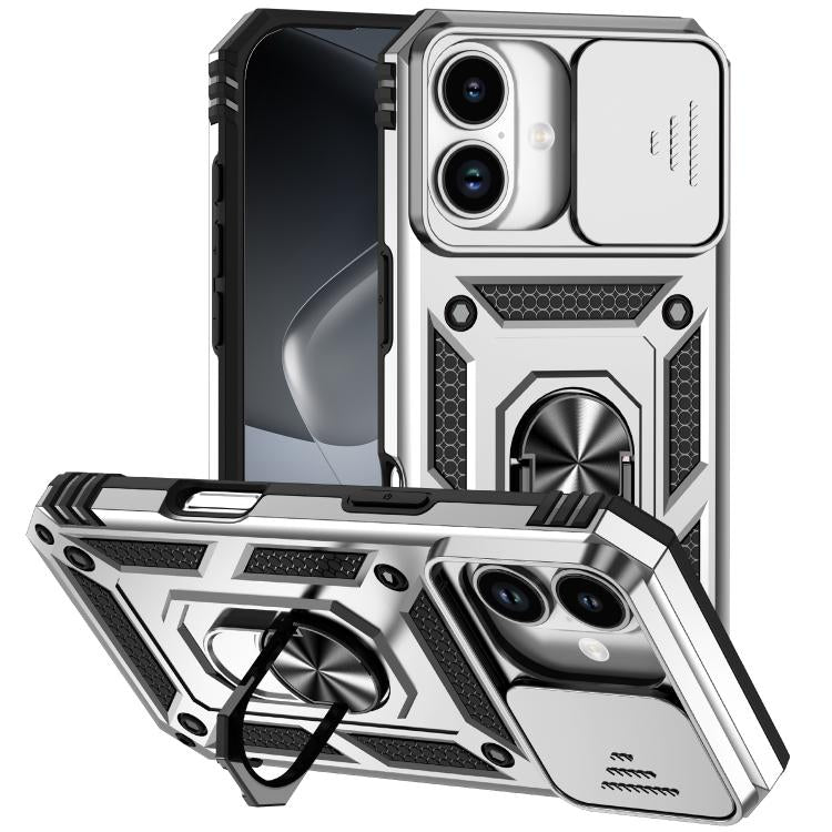 Sliding Camshield Holder Phone Case, For iPhone 18, For iPhone 18 Pro, For iPhone 18 Pro Max, For iPhone 17e / 16e, For iPhone 17 Pro Max, For iPhone 17 Pro, For iPhone 17, For iPhone Air