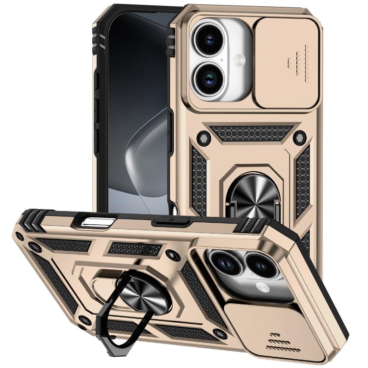 Sliding Camshield Holder Phone Case, For iPhone 18, For iPhone 18 Pro, For iPhone 18 Pro Max, For iPhone 17e / 16e, For iPhone 17 Pro Max, For iPhone 17 Pro, For iPhone 17, For iPhone Air