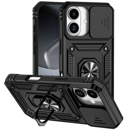 Sliding Camshield Holder Phone Case, For iPhone 18, For iPhone 18 Pro, For iPhone 18 Pro Max, For iPhone 17e / 16e, For iPhone 17 Pro Max, For iPhone 17 Pro, For iPhone 17, For iPhone Air