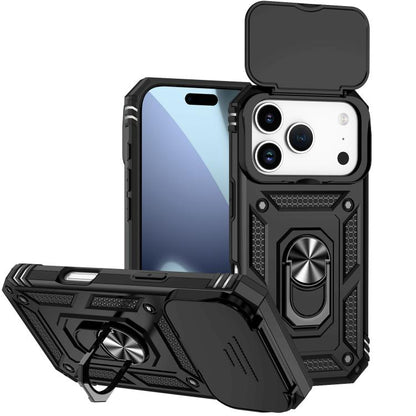 Sliding Camshield Holder Phone Case, For iPhone 18, For iPhone 18 Pro, For iPhone 18 Pro Max, For iPhone 17e / 16e, For iPhone 17 Pro Max, For iPhone 17 Pro, For iPhone 17, For iPhone Air