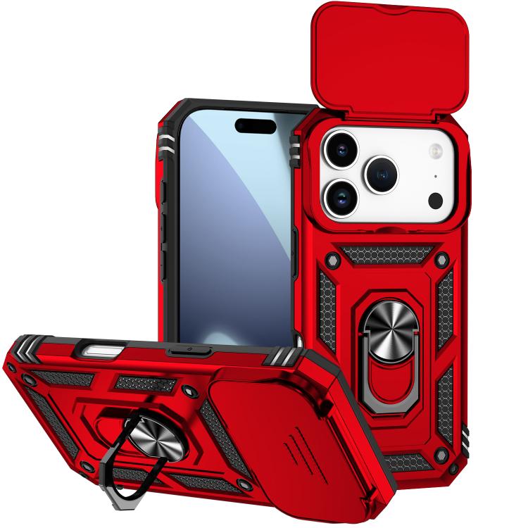 Sliding Camshield Holder Phone Case, For iPhone 18, For iPhone 18 Pro, For iPhone 18 Pro Max, For iPhone 17e / 16e, For iPhone 17 Pro Max, For iPhone 17 Pro, For iPhone 17, For iPhone Air