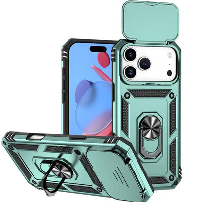 Sliding Camshield Holder Phone Case, For iPhone 18, For iPhone 18 Pro, For iPhone 18 Pro Max, For iPhone 17e / 16e, For iPhone 17 Pro Max, For iPhone 17 Pro, For iPhone 17, For iPhone Air