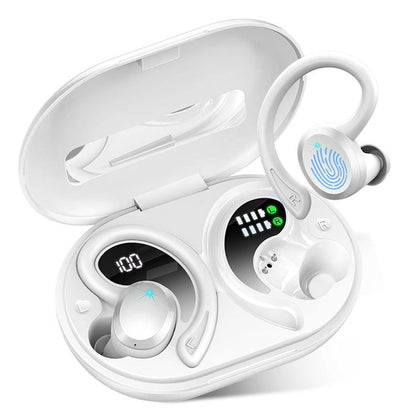 Q38 Ear-mounted LED Digital Display Wireless Bluetooth Earphone