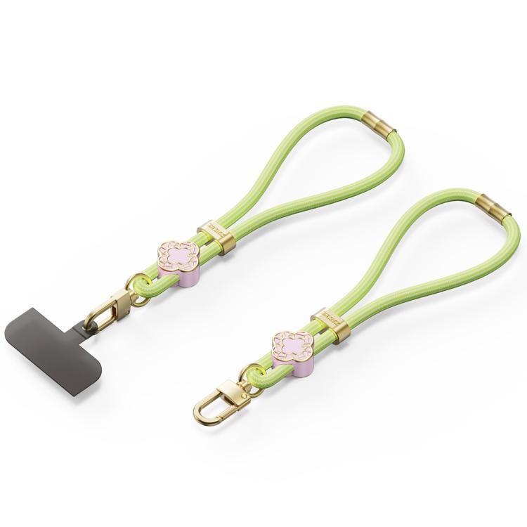 DUX DUCIS Garden Series Begonia Pattern Adjustable Short Phone Lanyard