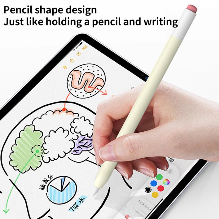 Anti-roll Silicone Protective Stylus Pen Case, For Apple Pencil 2 / Pro
