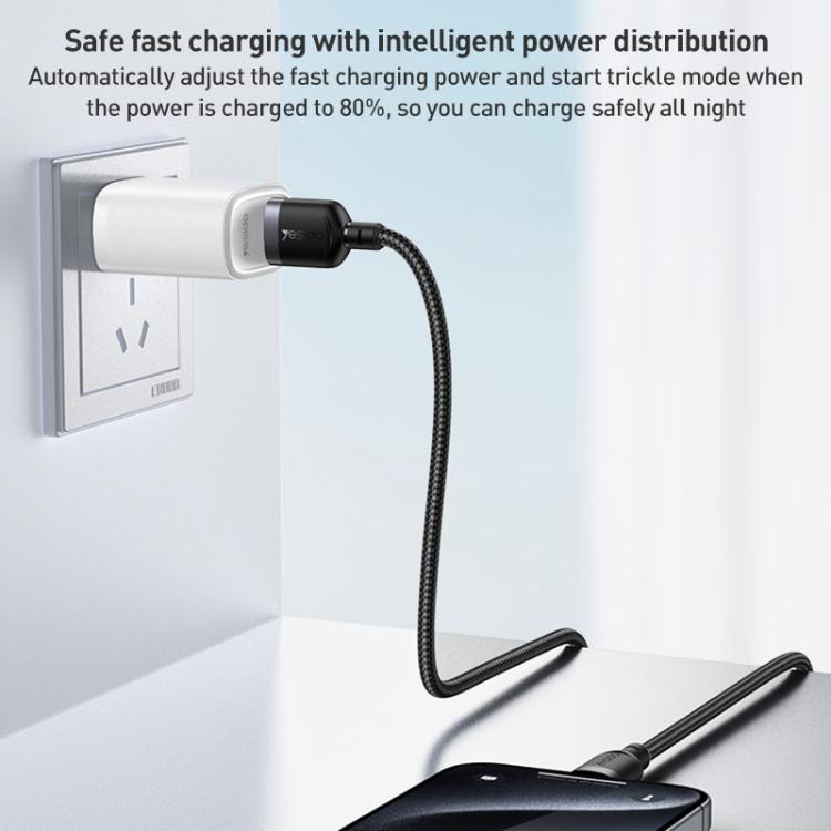Yesido 3A USB to Type-C Fast Charging Cable, 0.3m, 1.2m, 2m, 3m