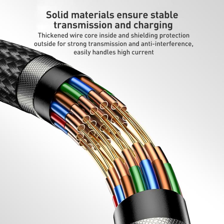 Yesido 3A USB to Type-C Fast Charging Cable, 0.3m, 1.2m, 2m, 3m