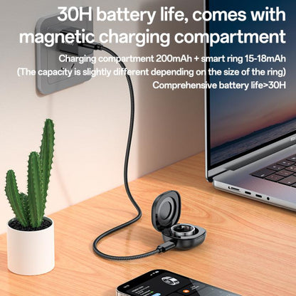 Yesido IO33 Health Monitor Smart Ring, Support Body Temperature / Heart Rate / Blood Pressure / Female Physiological Reminder, 57mm Inner Circumference, 60mm Inner Circumference, 63mm Inner Circumference, 65mm Inner Circumference, 68mm Inner Circumference