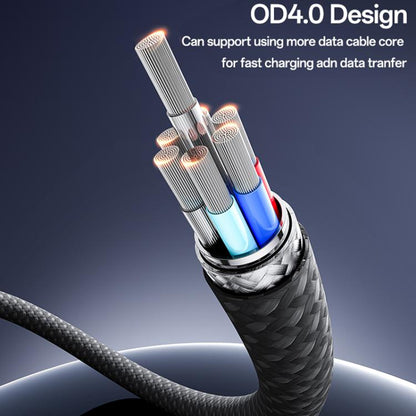 Yesido CA178 Portable Strip PD27W Type-C to 8 Pin Zinc Alloy Data Cable, Length: 20cm