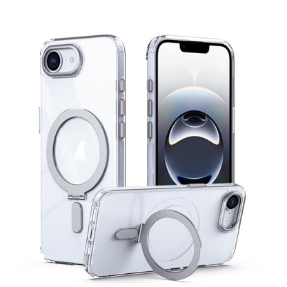 Airbag MagSafe Shockproof Frosted Phone Case with Fold Holder, For iPhone 16e / 17e, For iPhone 17 Pro Max, For iPhone 17 Pro, For iPhone 17, For iPhone Air