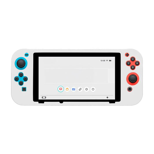 Game Console Solid Color Silicone Full Protective Case, For Nintendo Switch