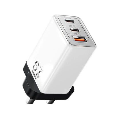 REMAX  RP-U159PRO Figen Series 67W Dual Type-C USB GaN Laptop Charger, EU Plug, UK Plug