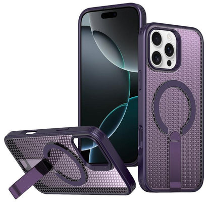 Honeycomb Cooling MagSafe Holder Phone Case