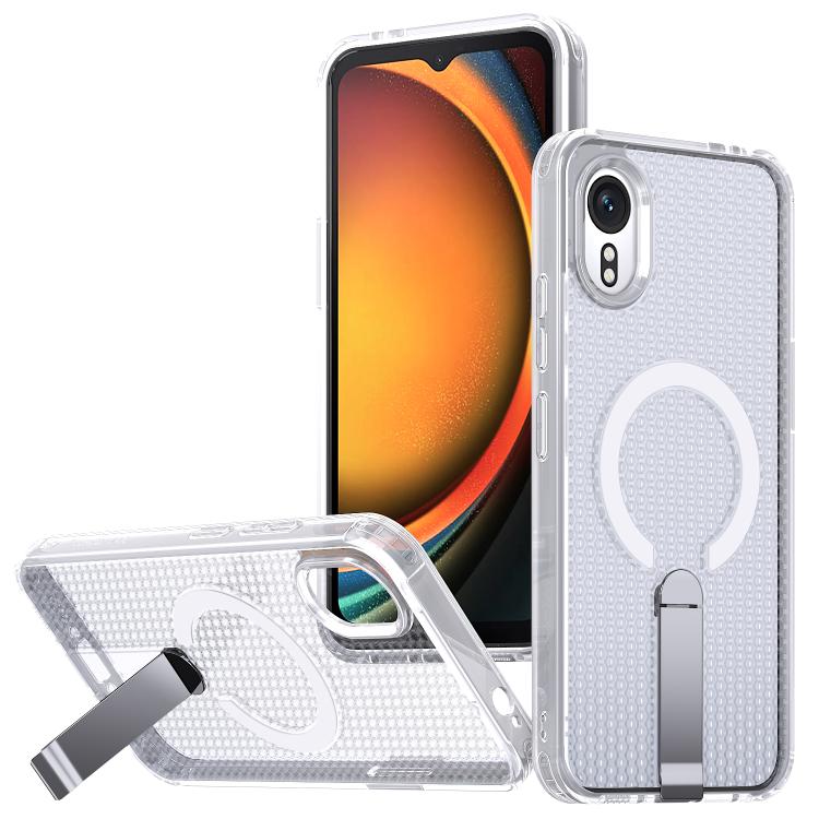 Honeycomb Cooling MagSafe Holder Phone Case, For Samsung Galaxy S26 Ultra 5G, For Samsung Galaxy A07 4G, For Samsung Galaxy A17 5G, For Samsung Galaxy M56 / F56 5G, For Samsung Galaxy A06 5G / 4G, For Samsung Galaxy S25 5G / S24 5G                     ...