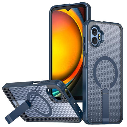 Honeycomb Cooling MagSafe Holder Phone Case, For Samsung Galaxy S26 Ultra 5G, For Samsung Galaxy A07 4G, For Samsung Galaxy A17 5G, For Samsung Galaxy M56 / F56 5G, For Samsung Galaxy A06 5G / 4G, For Samsung Galaxy S25 5G / S24 5G                     ...
