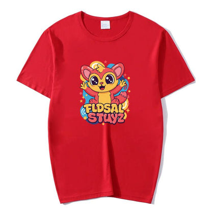 Red Elf Printed Round Neck Modal Short Sleeve T-shirt Print On Your Demand, S, M, L, XL, XXL, XXXL, XXXXL, XXXXXL