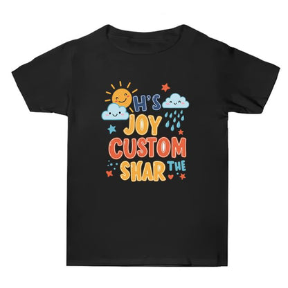 JOY CUSTOM Printed Summer Baggy Cotton Short Sleeve T-shirt Print On Your Demand, S, M, L, XL, XXL, XXXL
