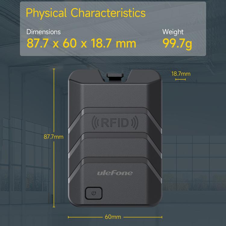 Ulefone Bluetooth 5.2 Portable UHF RFID Tag Reader