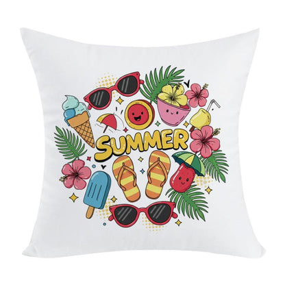 Summer Printed Sofa Pillow Case No Core Print On Your Demand, 35x35cm, 40x40cm, 45x45cm, 50x50cm, 60x60cm