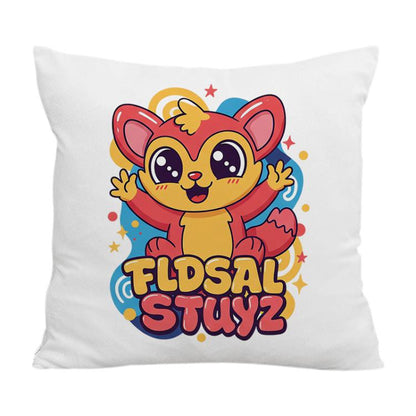 Red Elf Printed Sofa Pillow Case No Core Print On Your Demand, 35x35cm, 40x40cm, 45x45cm, 50x50cm, 60x60cm