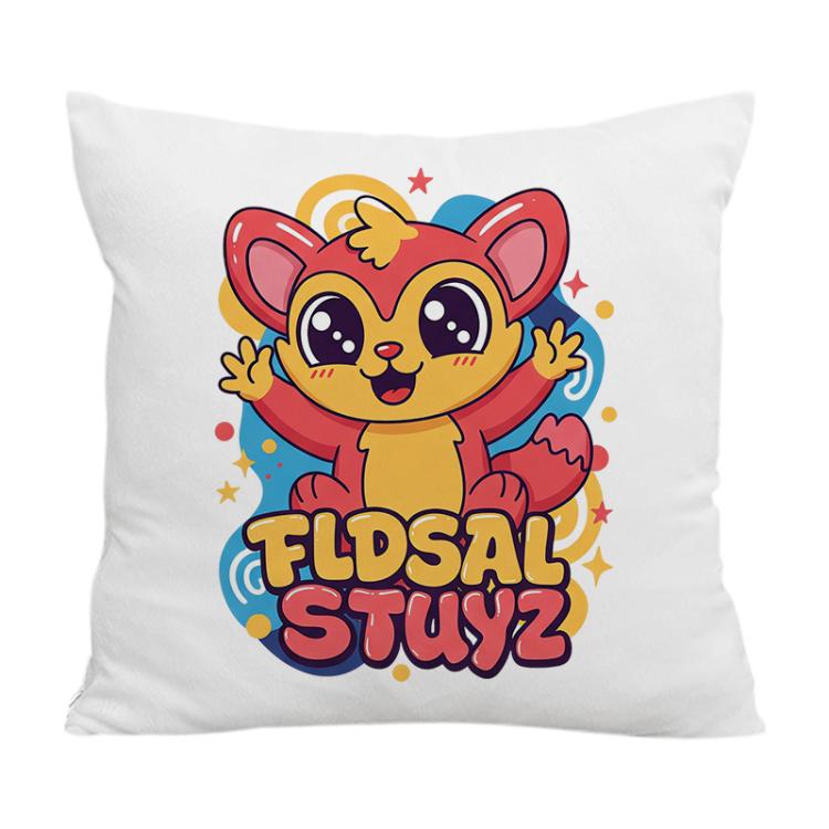 Red Elf Printed Sofa Pillow Case No Core Print On Your Demand, 35x35cm, 40x40cm, 45x45cm, 50x50cm, 60x60cm