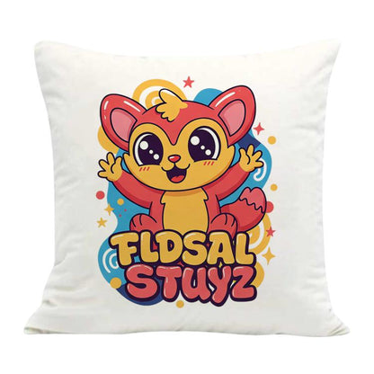Red Elf Printed Sofa Pillow Case No Core Print On Your Demand, 35x35cm, 40x40cm, 45x45cm, 50x50cm, 60x60cm