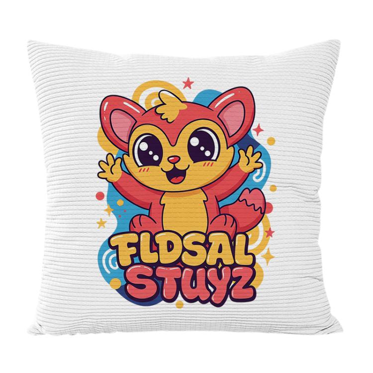 Red Elf Printed Sofa Pillow Case No Core Print On Your Demand, 35x35cm, 40x40cm, 45x45cm, 50x50cm, 60x60cm