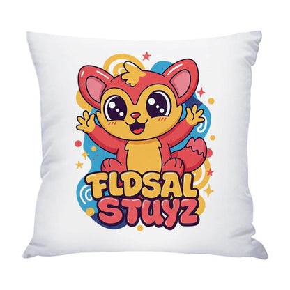 Red Elf Printed Sofa Pillow Case No Core Print On Your Demand, 35x35cm, 40x40cm, 45x45cm, 50x50cm, 60x60cm
