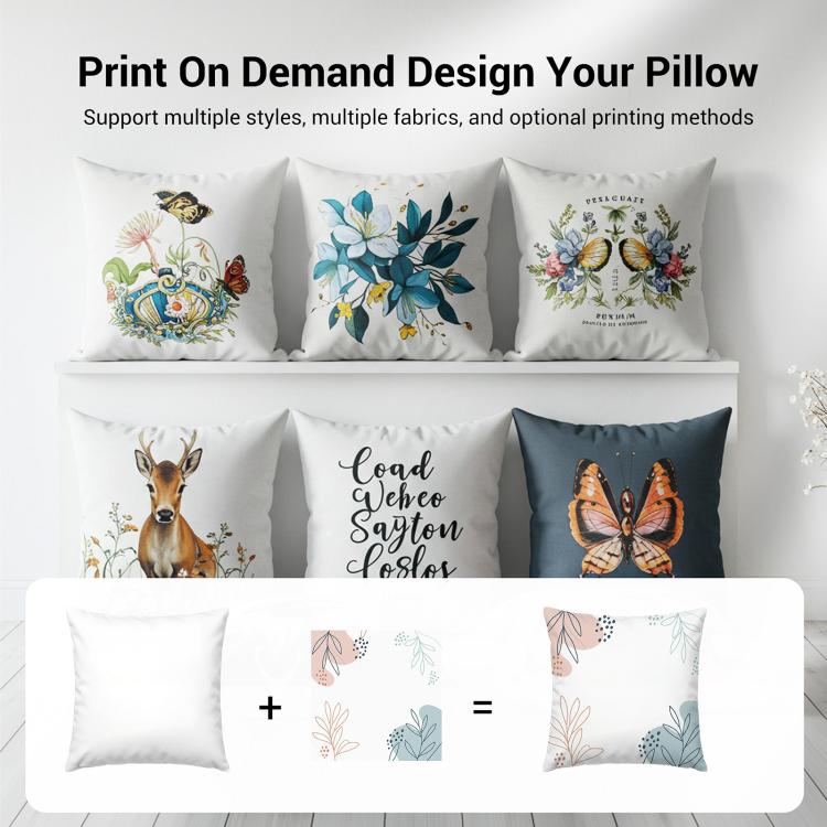 Red Elf Printed Sofa Pillow Case No Core Print On Your Demand, 35x35cm, 40x40cm, 45x45cm, 50x50cm, 60x60cm