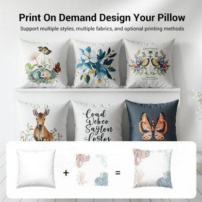 Red Elf Printed Sofa Pillow Case No Core Print On Your Demand, 35x35cm, 40x40cm, 45x45cm, 50x50cm, 60x60cm