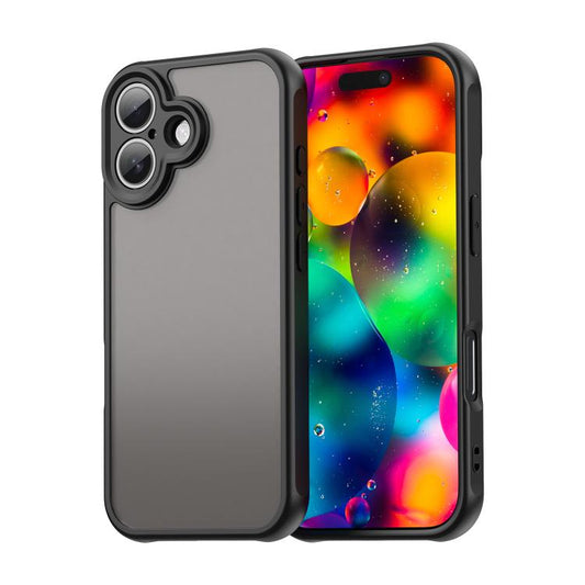 Fan Dun Series TPU Hybrid PC Frosted Phone Case, For iPhone 18, For iPhone 18 Pro, For iPhone 18 Pro Max, For iPhone 17e / 16e, For iPhone 17 Pro Max, For iPhone 17 Pro, For iPhone 17, For iPhone Air, For iPhone 16 Pro Max, For iPhone 16 Pro