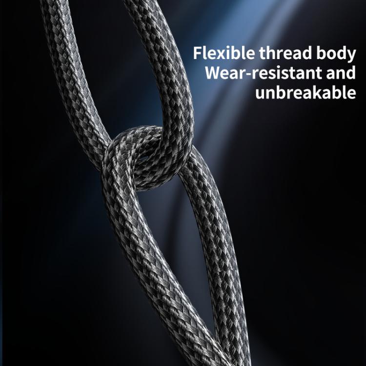 Yesido CA187 27W Type-C to 8 Pin Aluminum Alloy Data Cable, Length: 0.3m