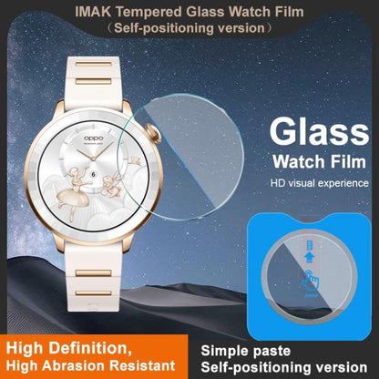 imak Tempered Glass Watch Film, Self-positioning Version, For OPPO Watch X3 Mini High Gloss Gold, For OPPO Watch X3, For OPPO Watch X2