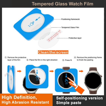 imak Tempered Glass Watch Film, Self-positioning Version, For OPPO Watch X2