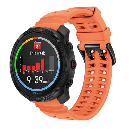Double Buckle Silicone Sport Watch Band