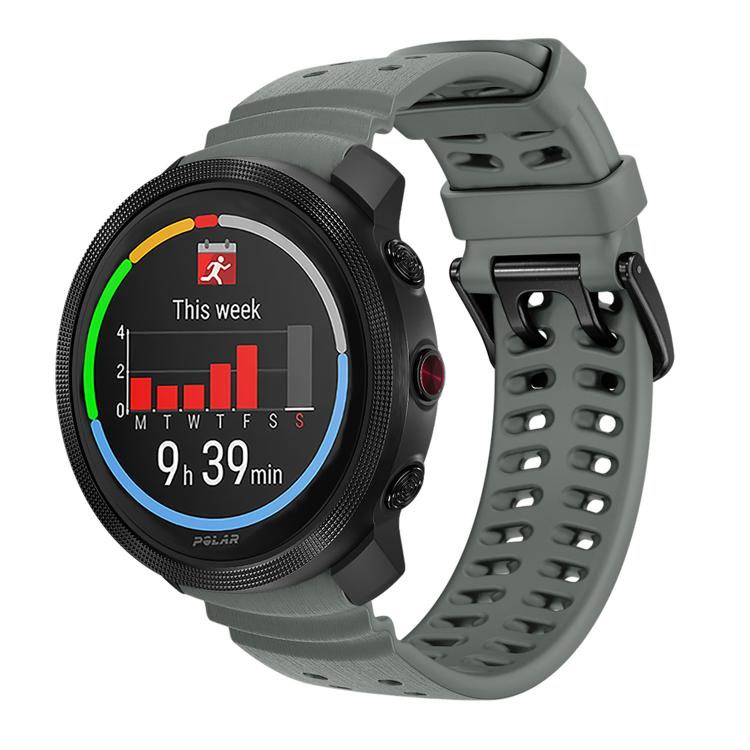 Double Buckle Silicone Sport Watch Band, For Polar Vantage M3