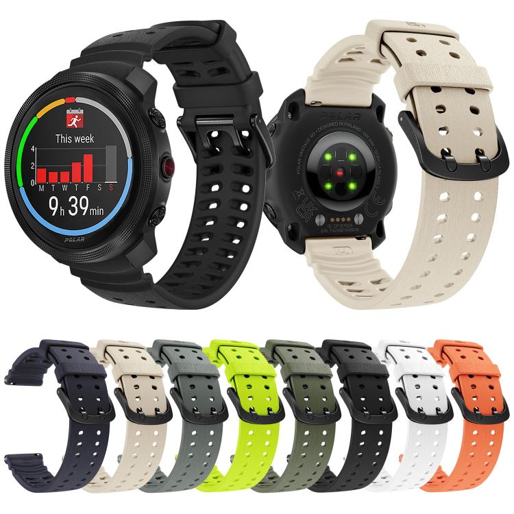 Double Buckle Silicone Sport Watch Band, For Polar Vantage M3