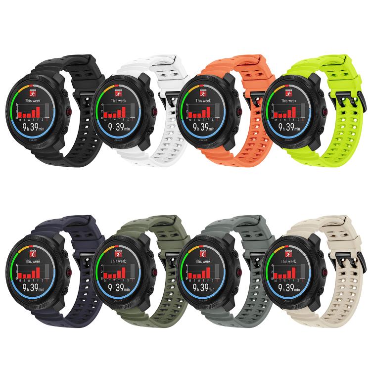 Double Buckle Silicone Sport Watch Band