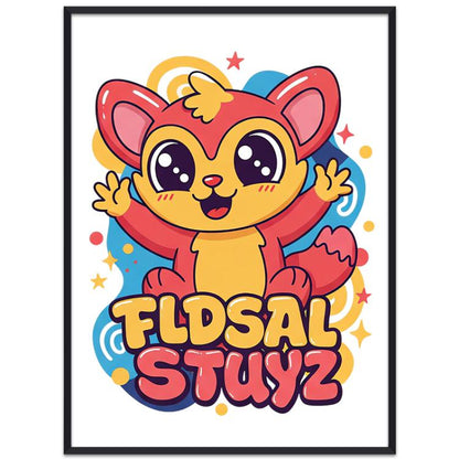 Red Elf Decorative Painting with PS Frame Print On Your Demand, 15x20cm, 20x20cm, 30x30cm, 40x40cm, 50x50cm, 60x60cm, 70x70cm, 80x80cm, 90x90cm