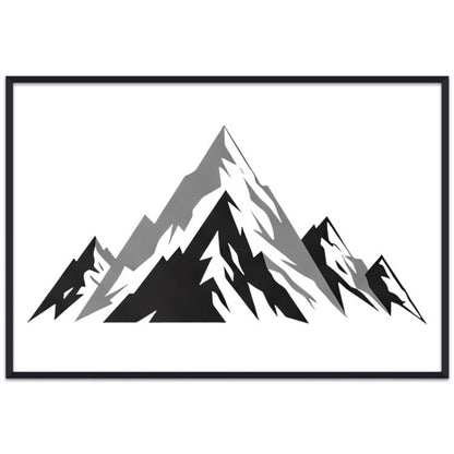 Snow Mountain Decorative Painting with PS Frame Print On Your Demand, 15x20cm, 20x20cm, 30x30cm, 40x40cm, 50x50cm, 60x60cm, 70x70cm, 80x80cm, 90x90cm
